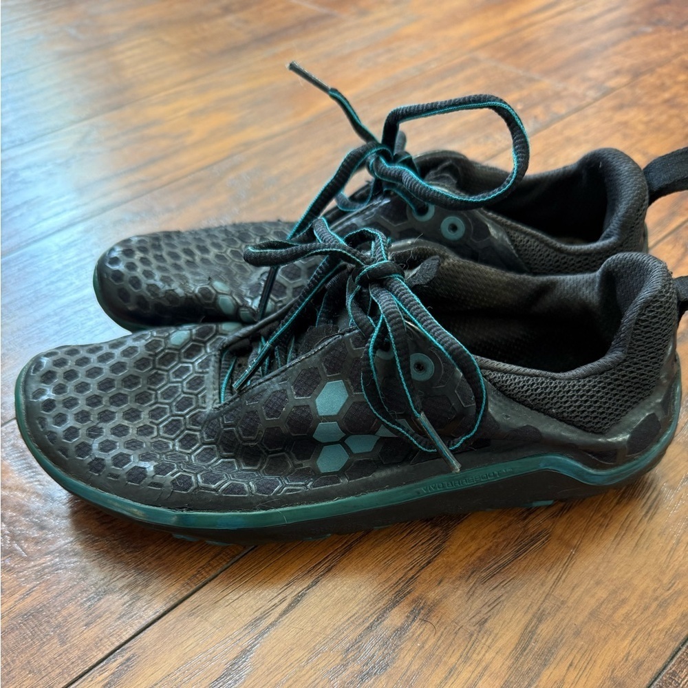 Vivo Barefoot Evo Lite Black Teal Sneakers Running Shoes Hiking | 37 / U/ 7 - Picture 3 of 7